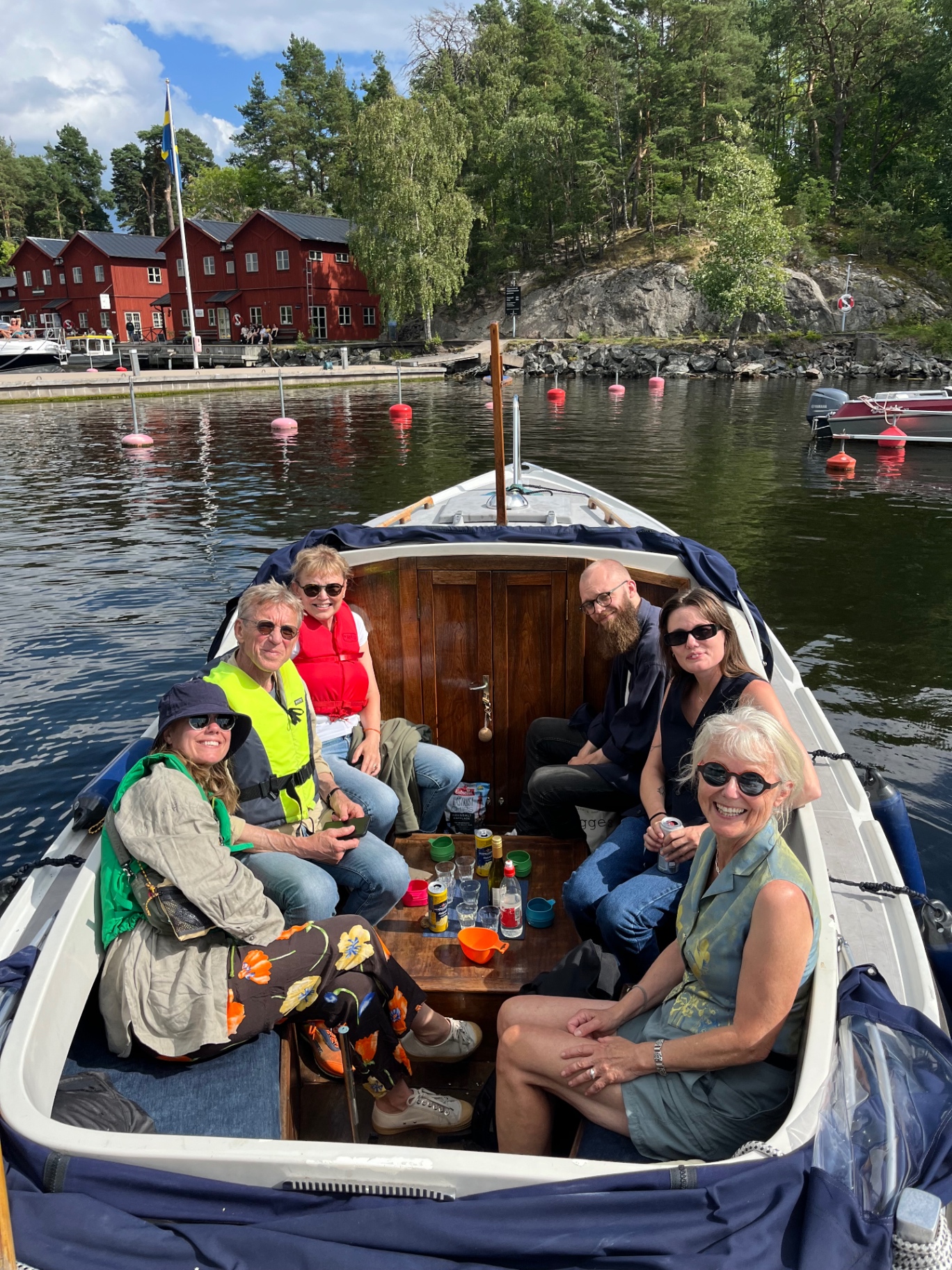 Guests enjoying a tour on Monark
